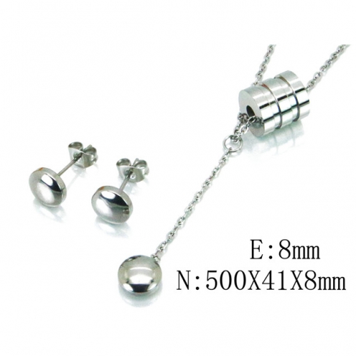 Wholesale Stainless Steel 316L Jewelry Spherical Sets NO.#BC59S1463N5