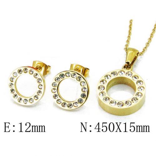 Wholesale Stainless Steel 316L Jewelry Font Sets NO.#BC91S0544HOL