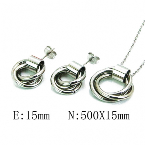 Wholesale Stainless Steel 316L Jewelry Fashion Sets NO.#BC59S1357OE