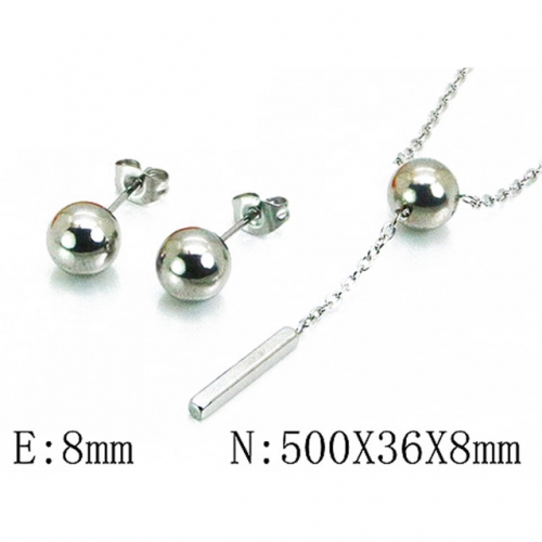 Wholesale Stainless Steel 316L Jewelry Spherical Sets NO.#BC59S1323LL