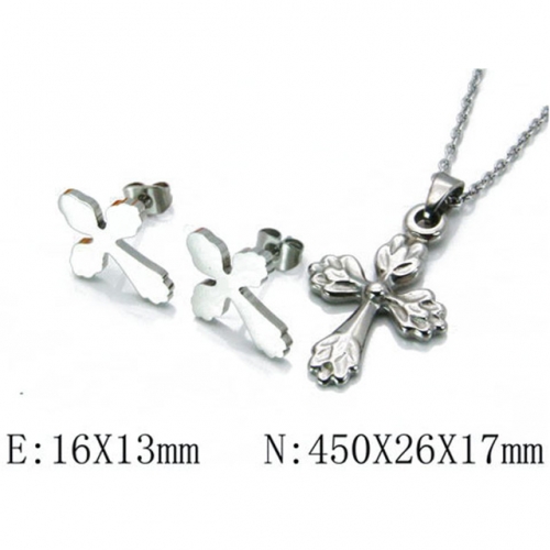Wholesale Stainless Steel 316L Jewelry Religion Sets NO.#BC06S0835HZZ