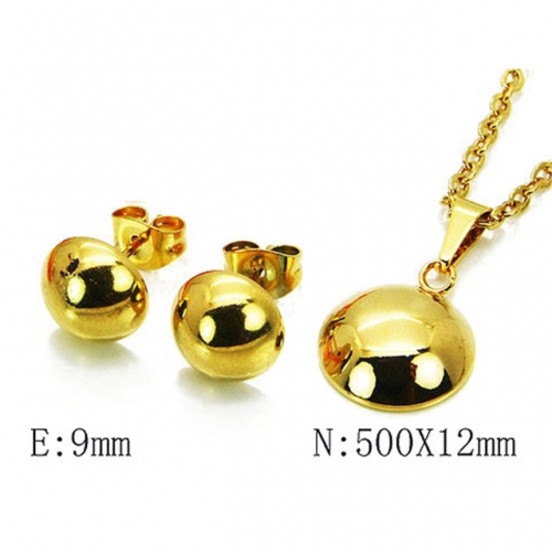 Wholesale Stainless Steel 316L Jewelry Spherical Sets NO.#BC58S0115LW