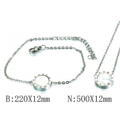 Wholesale Stainless Steel 316L Jewelry Shell Jewelry Sets NO.#BC59S2730HUL