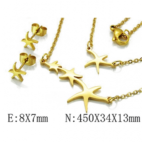 Wholesale Stainless Steel 316L Jewelry Fashion Sets NO.#BC54S0366PL