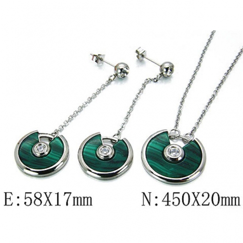 Wholesale Stainless Steel 316L Jewelry Shell Jewelry Sets NO.#BC06S0962HIA