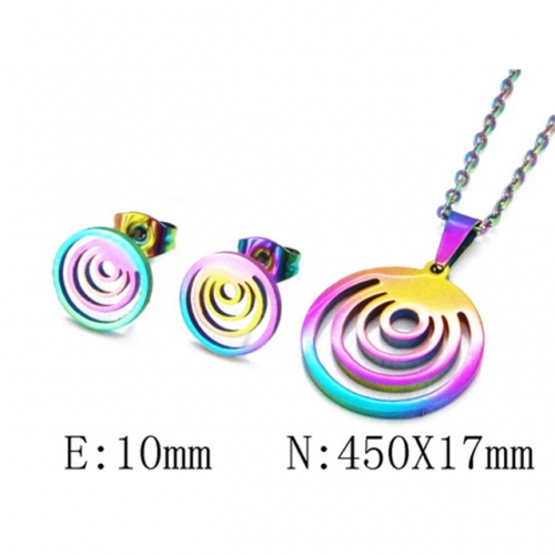 Wholesale Stainless Steel 316L Jewelry Fashion Sets NO.#BC58S0620JE