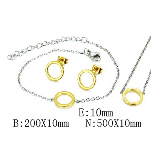 Wholesale Stainless Steel 316L Jewelry Font Sets NO.#BC59S2831MZ