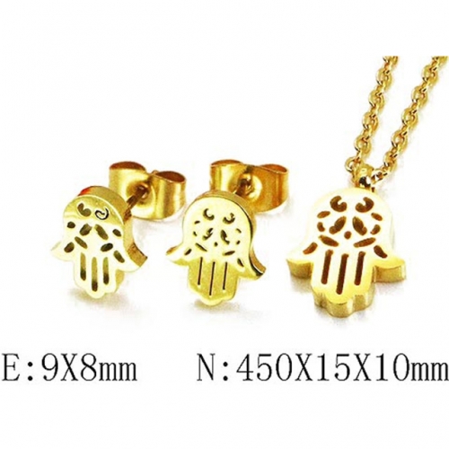 Wholesale Stainless Steel 316L Jewelry Religion Sets NO.#BC25S0623NX