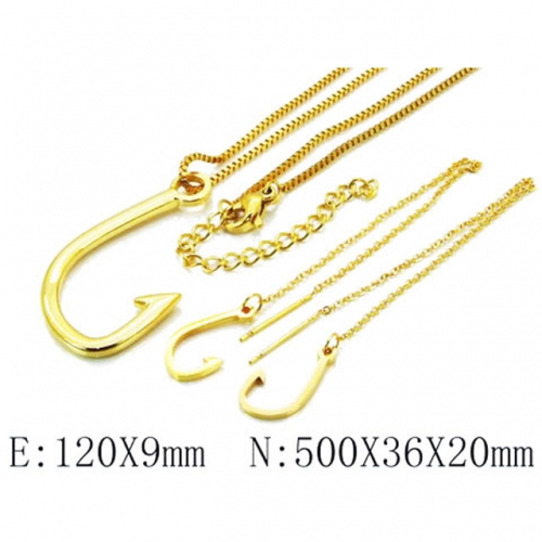Wholesale Stainless Steel 316L Jewelry Fashion Sets NO.#BC06S0695H80