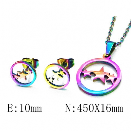 Wholesale Stainless Steel 316L Jewelry Fashion Sets NO.#BC58S0605JZ