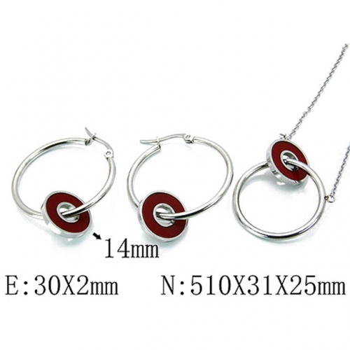 Wholesale Stainless Steel 316L Jewelry Fashion Sets NO.#BC06S0942HIW