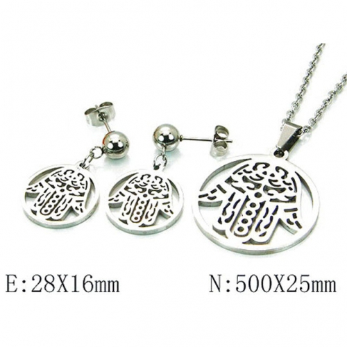 Wholesale Stainless Steel 316L Jewelry Religion Sets NO.#BC91S0661HBV