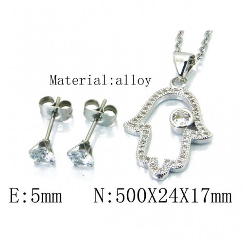 Wholesale Stainless Steel 316L Jewelry Religion Sets NO.#BC54S0528NS