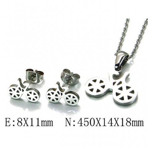 Wholesale Stainless Steel 316L Jewelry Fashion Sets NO.#BC54S0416LR