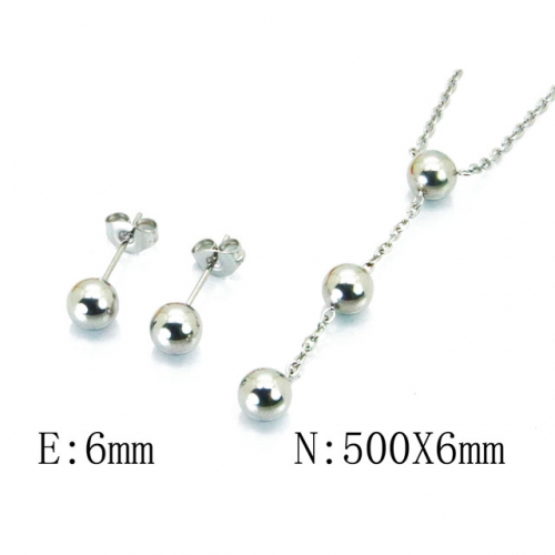 Wholesale Stainless Steel 316L Jewelry Spherical Sets NO.#BC59S1334NQ