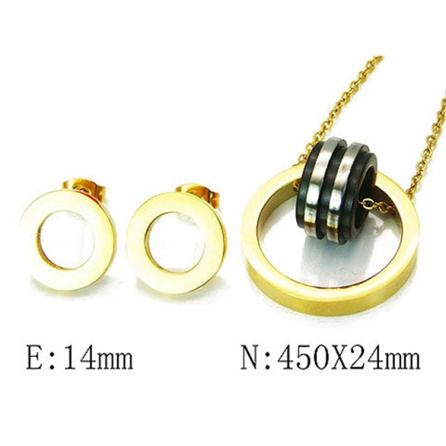 Wholesale Stainless Steel 316L Jewelry Fashion Sets NO.#BC81S0564HKE