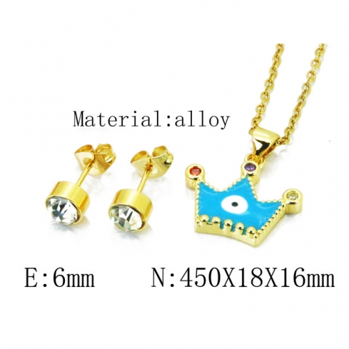 Wholesale Fashion Copper Alloy Jewelry Necklace & Earrings Set NO.#BC41S0087OF