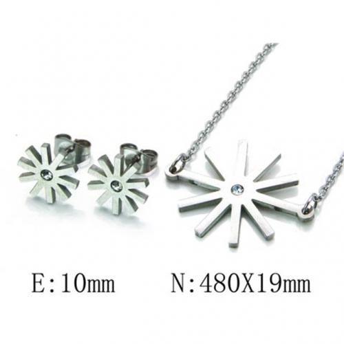 Wholesale Stainless Steel 316L Jewelry Fashion Sets NO.#BC54S0225LL