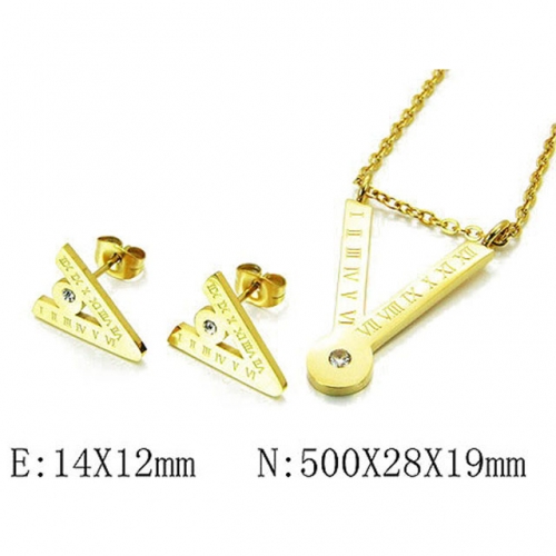 Wholesale Stainless Steel 316L Jewelry Font Sets NO.#BC81S0509HIE