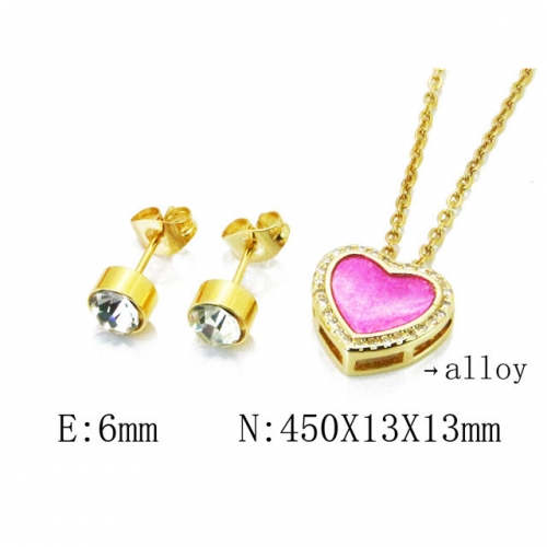 Wholesale Fashion Copper Alloy Jewelry Necklace & Earrings Set NO.#BC41S0055HHE