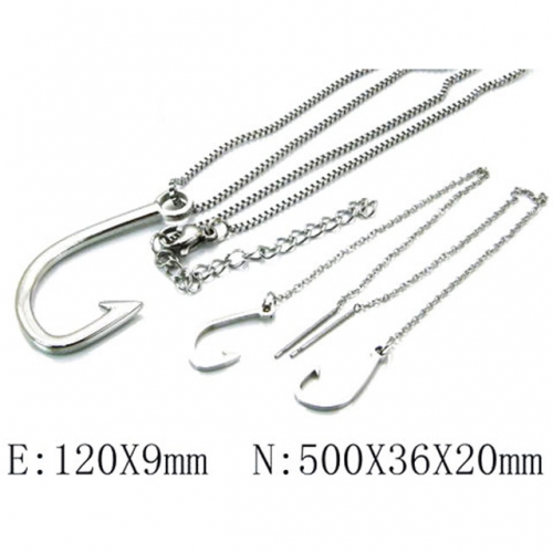 Wholesale Stainless Steel 316L Jewelry Fashion Sets NO.#BC06S0694H40