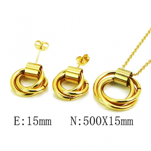 Wholesale Stainless Steel 316L Jewelry Fashion Sets NO.#BC59S1358HDD
