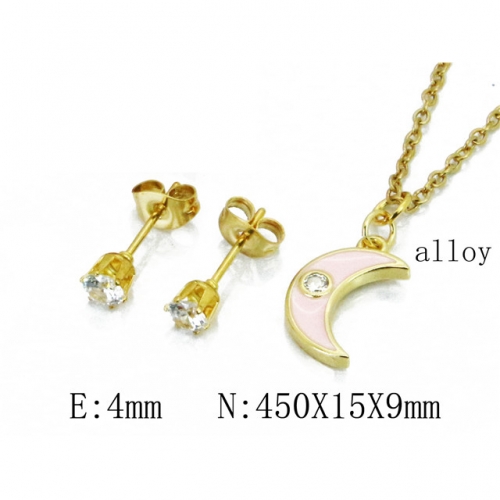 Wholesale Fashion Copper Alloy Jewelry Necklace & Earrings Set NO.#BC41S0204NA