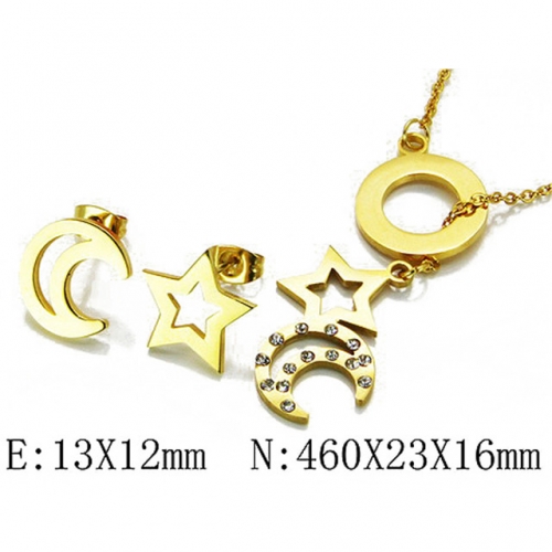 Wholesale Stainless Steel 316L Jewelry Fashion Sets NO.#BC21S0119OLS
