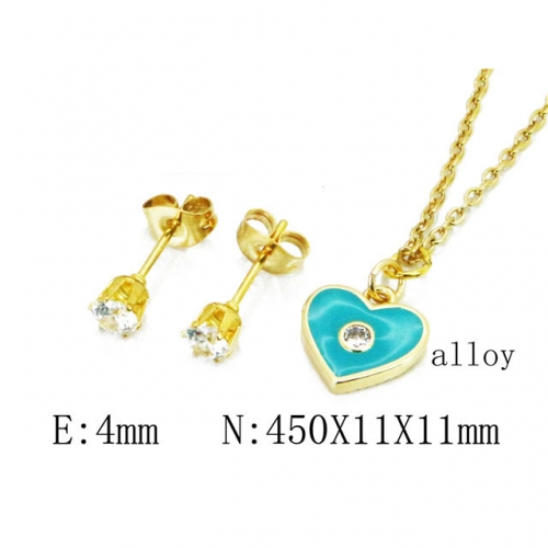 Wholesale Fashion Copper Alloy Jewelry Necklace & Earrings Set NO.#BC41S0220NQ