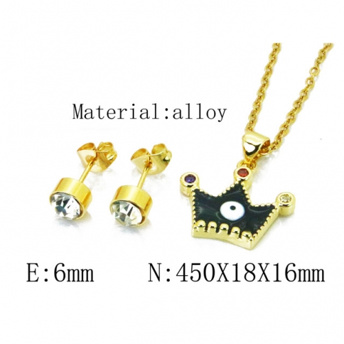 Wholesale Fashion Copper Alloy Jewelry Necklace & Earrings Set NO.#BC41S0088OA