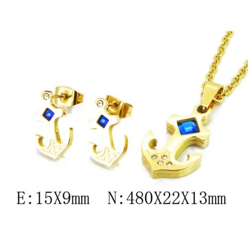 Wholesale Fashion Copper Alloy Jewelry Necklace & Earrings Set NO.#BC41S0194HAA