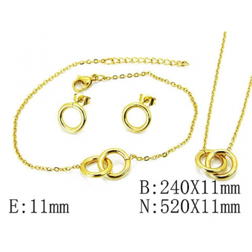 Wholesale Stainless Steel 316L Jewelry Font Sets NO.#BC59S1245PE