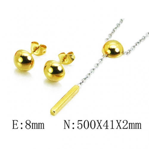 Wholesale Stainless Steel 316L Jewelry Spherical Sets NO.#BC59S1340MD