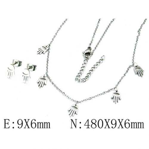 Wholesale Stainless Steel 316L Jewelry Religion Sets NO.#BC59S2964NF