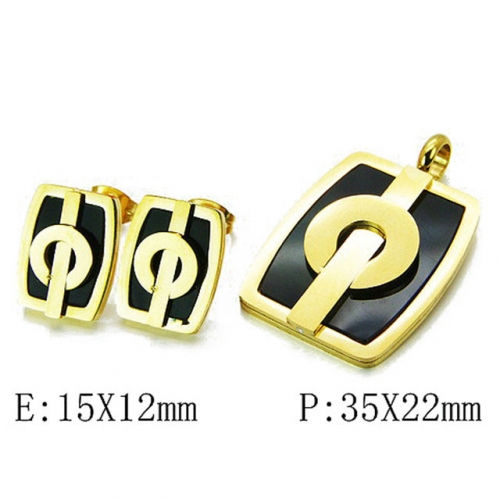 Wholesale Stainless Steel 316L Jewelry Shell Jewelry Sets NO.#BC81S0278HOE