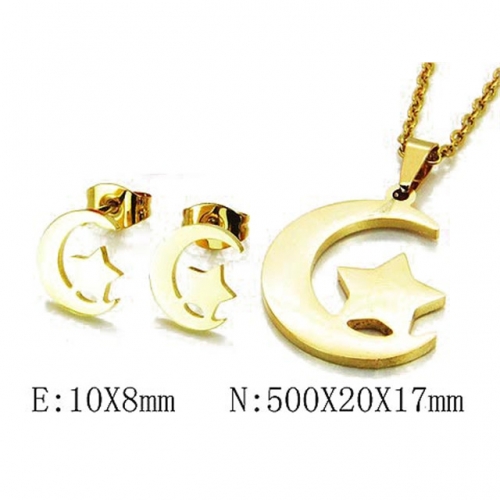 Wholesale Stainless Steel 316L Jewelry Fashion Sets NO.#BC58S0525JW