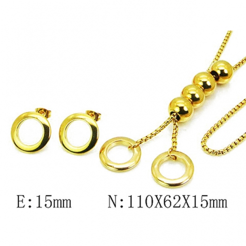 Wholesale Stainless Steel 316L Jewelry Font Sets NO.#BC59S2813IEE