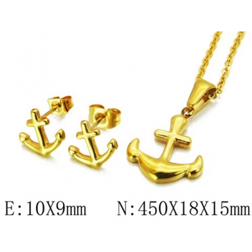 Wholesale Stainless Steel 316L Jewelry Fashion Sets NO.#BC54S0211OA