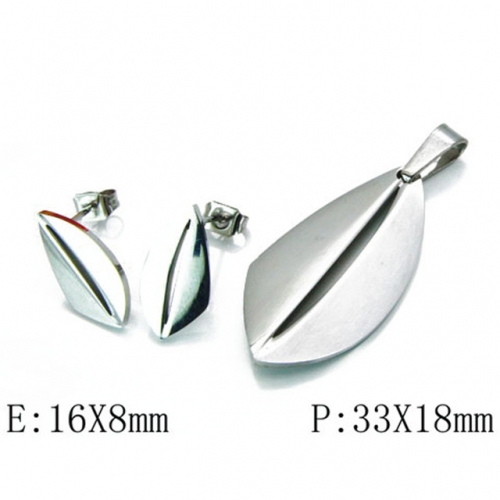Wholesale Stainless Steel 316L Jewelry Fashion Sets NO.#BC06S0908HHG