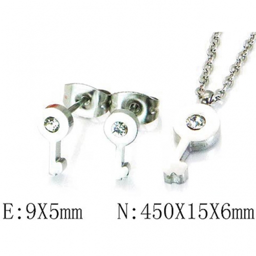 Wholesale Stainless Steel 316L Jewelry Fashion Sets NO.#BC25S0614MS