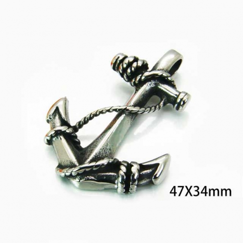 Wholesale Stainless Steel 316L Anchor Pendants NO.#BC22P0397HIW