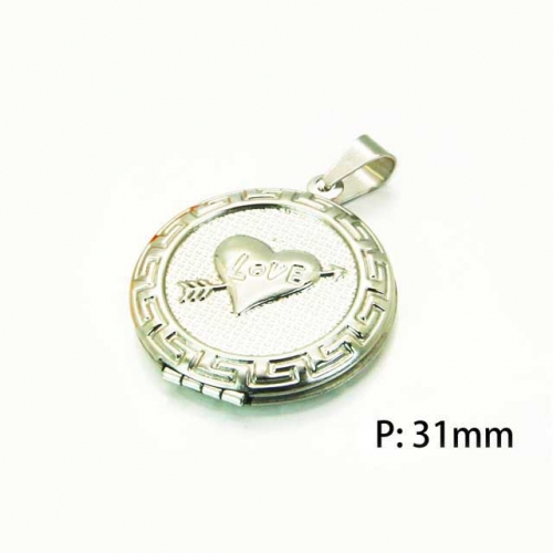 Wholesale Stainless Steel 316L Box Pendants NO.#BC59P0448MB