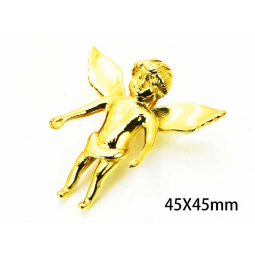 Wholesale Stainless Steel 316L Angel Pendant NO.#BC22P0218HLR