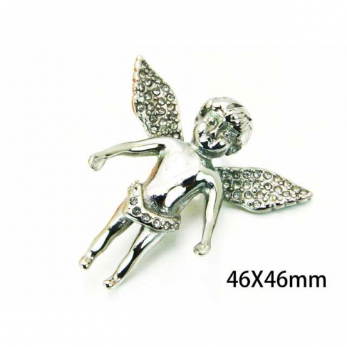 Wholesale Stainless Steel 316L Angel Pendant NO.#BC22P0221HLE