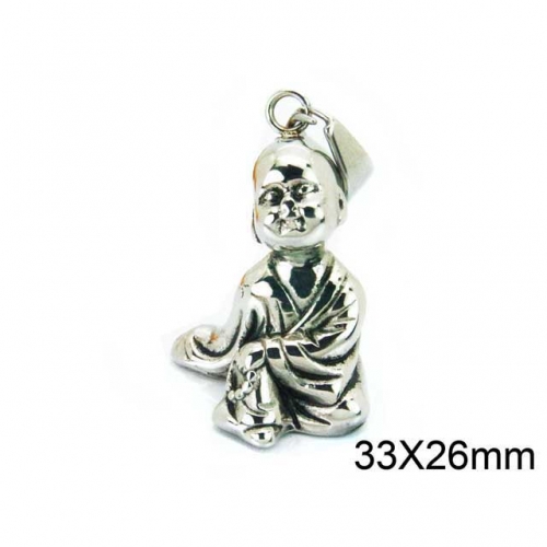Wholesale Stainless Steel 316L Angel Pendant NO.#BC22P0731HIY