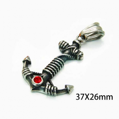 Wholesale Stainless Steel 316L Anchor Pendants NO.#BC22P0405HIV