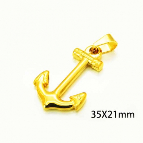 Wholesale Stainless Steel 316L Anchor Pendants NO.#BC73P0335I5