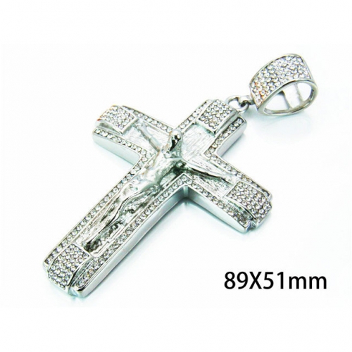 Wholesale Stainless Steel 316L Jesus Pendants NO.#BC15P0108JLL