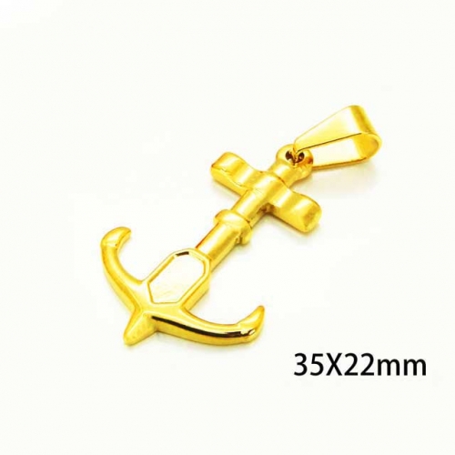 Wholesale Stainless Steel 316L Anchor Pendants NO.#BC73P0337I5