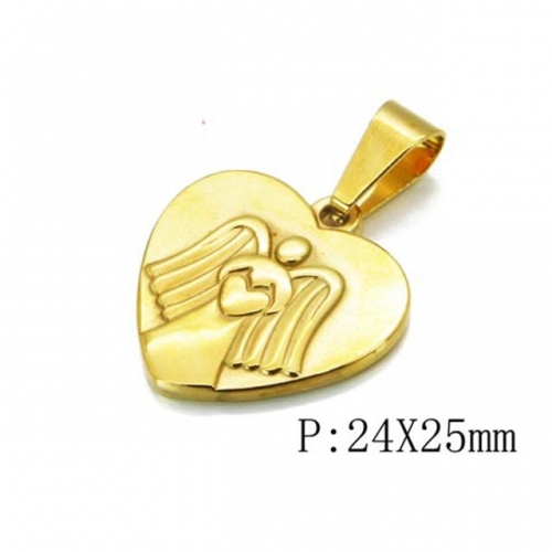 Wholesale Stainless Steel 316L Angel Pendant NO.#BC54P0052KX